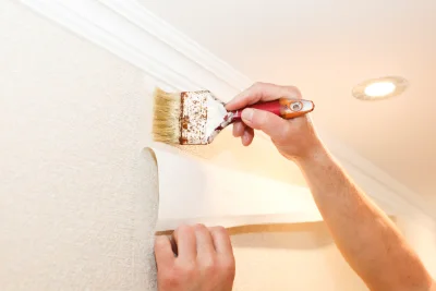 Pose de papier peint à Dompierre-sur-Mont — revêtements muraux et toiles de verre